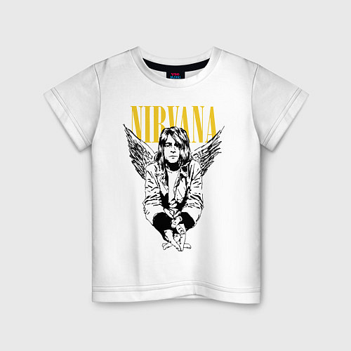 Детская футболка Nirvana / Белый – фото 1