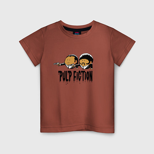 Детская футболка Pulp fiction / Кирпичный – фото 1