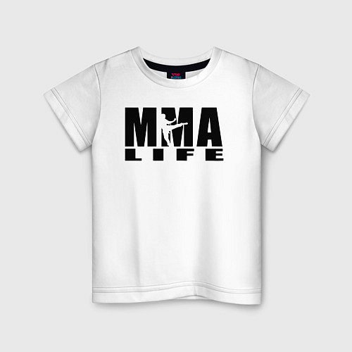 Детская футболка MMA / Белый – фото 1