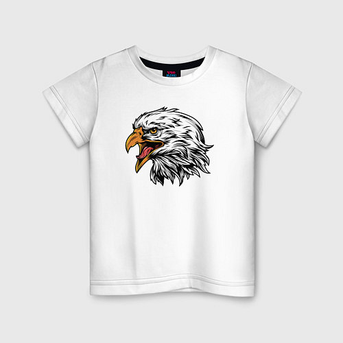 Детская футболка Орёл / Белый – фото 1