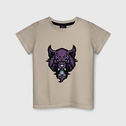 Детская футболка Злой волк
