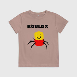 Футболка хлопковая детская ROBLOX, цвет: пыльно-розовый