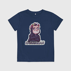 Футболка хлопковая детская Mr Robot, цвет: тёмно-синий