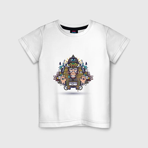 Детская футболка Тутанхамон / Белый – фото 1