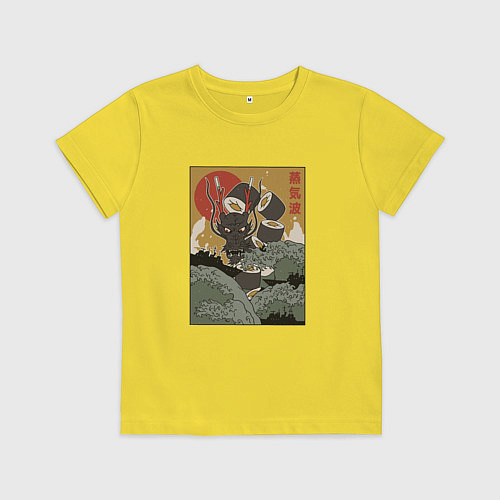 Детская футболка Суши Дракон Окинавы / Желтый – фото 1