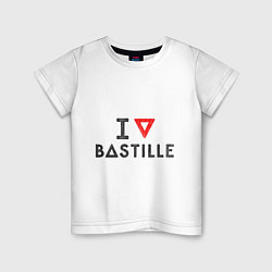 Детская футболка I love Bastille