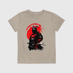 Футболка хлопковая детская САМУРАЙ, цвет: миндальный