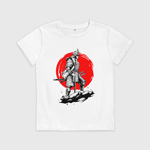 Детская футболка САМУРАЙ / Белый – фото 1