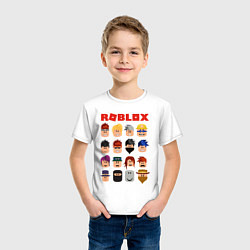 Футболка хлопковая детская ROBLOX, цвет: белый — фото 2