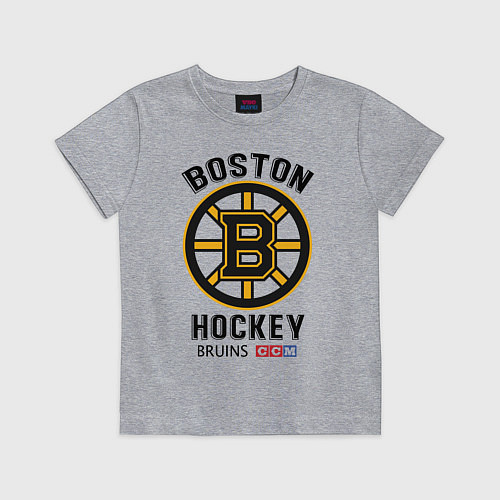 Детская футболка BOSTON BRUINS NHL / Меланж – фото 1