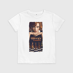 Футболка хлопковая детская Ход королевы Z, цвет: белый