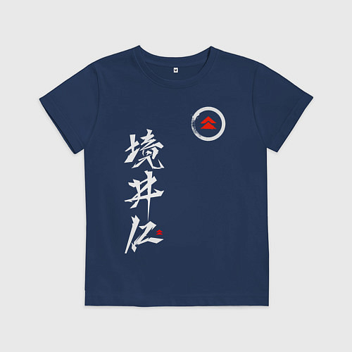 Детская футболка Ghost of Tsushima / Тёмно-синий – фото 1