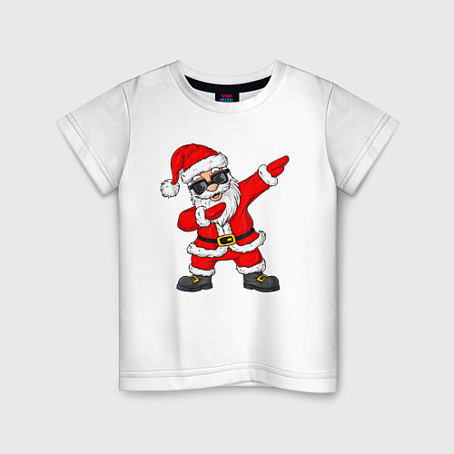 Детская футболка Dabing Santa / Белый – фото 1
