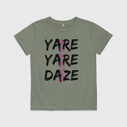 Детская футболка YARE YARE DAZE