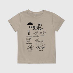Детская футболка АК АМБРЕЛЛА АВТОГРАФЫ АКТЁРОВ