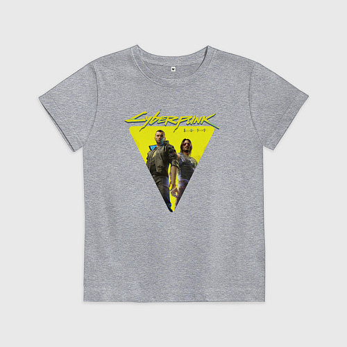 Детская футболка Cyberpunk 2077 / Меланж – фото 1
