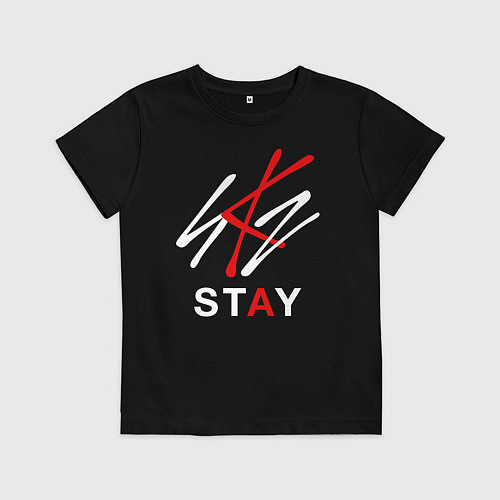 Детская футболка STRAY KIDS / Черный – фото 1