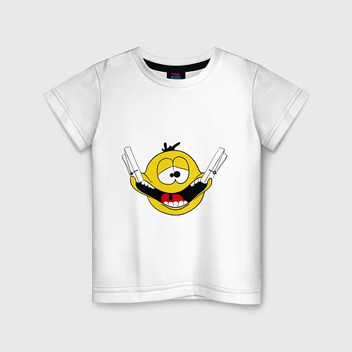 Детская футболка Улыбатор / Белый – фото 1