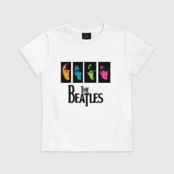 Футболка хлопковая детская Всемирный день The Beatles, цвет: белый