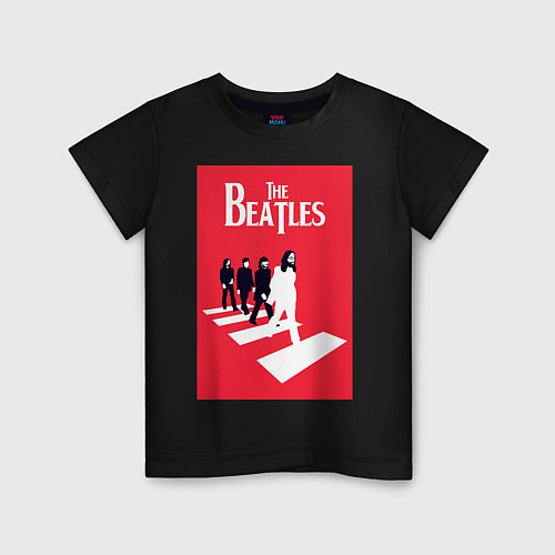 Детская футболка The Beatles / Черный – фото 1