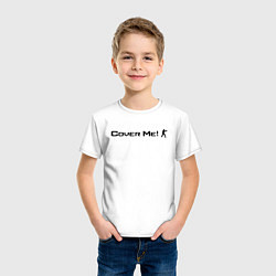 Футболка хлопковая детская Cover Me, цвет: белый — фото 2