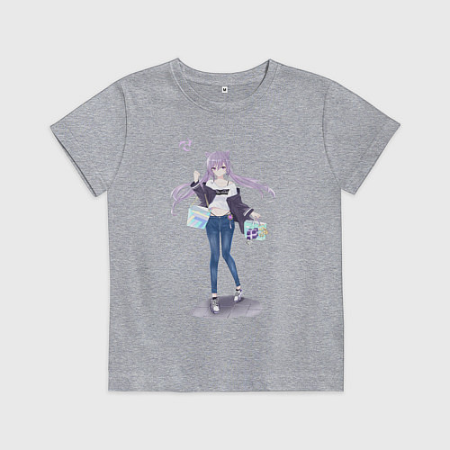 Детская футболка Современная Кэ Цин / Меланж – фото 1