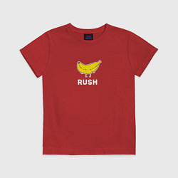 Футболка хлопковая детская RUSH BANANA, цвет: красный