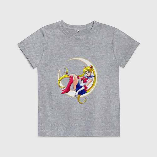 Детская футболка Sailor Moon / Меланж – фото 1