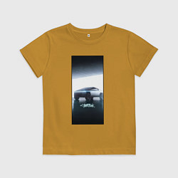 Футболка хлопковая детская Кибертрак, цвет: горчичный