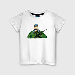 Детская футболка Солдат