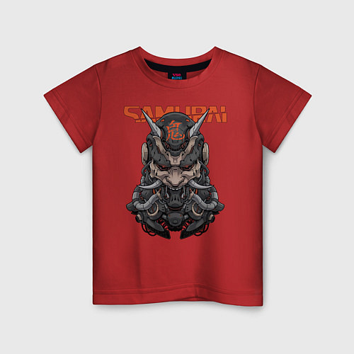 Детская футболка SAMURAI Cyberpunk 2077 / Красный – фото 1