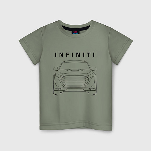 Детская футболка Infinity Инфинити спина / Авокадо – фото 1