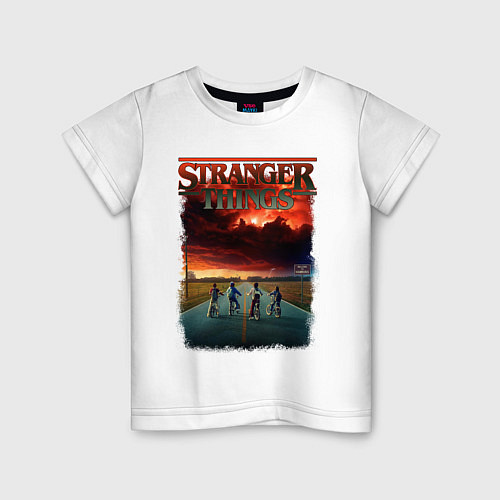 Детская футболка Stranger Things / Белый – фото 1
