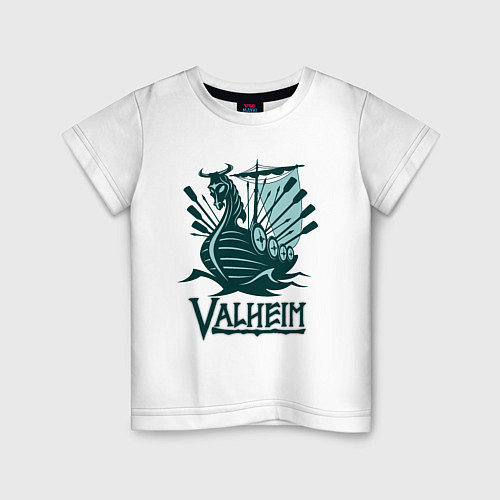 Детская футболка Valheim / Белый – фото 1