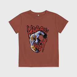 Футболка хлопковая детская Урса Dota 2, цвет: кирпичный