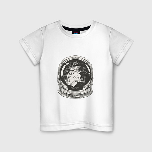 Детская футболка Space Women / Белый – фото 1
