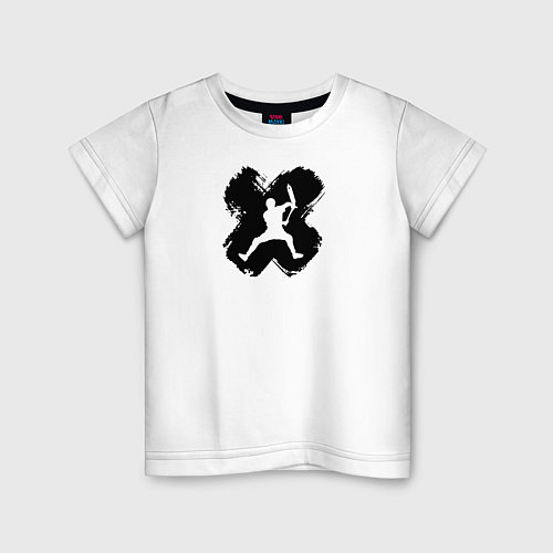 Детская футболка Трюковый самокат брай / Белый – фото 1