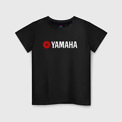 Футболка хлопковая детская YAMAHA ЯМАХА, цвет: черный