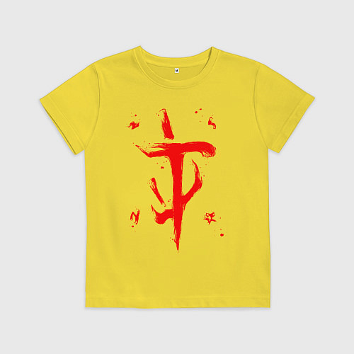 Детская футболка DOOM ETERNAL ДУМ / Желтый – фото 1