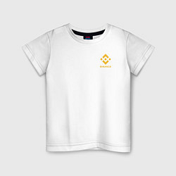 Детская футболка BINANCE LOGO БИНАНС