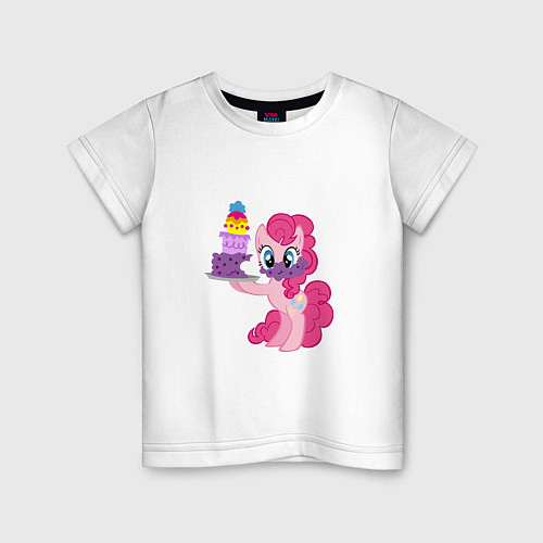 Детская футболка My Little Pony Pinkie Pie / Белый – фото 1
