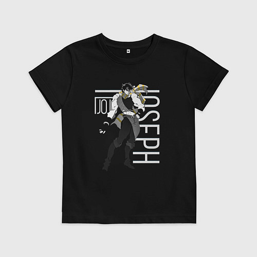 Детская футболка ДжоДжо / Черный – фото 1