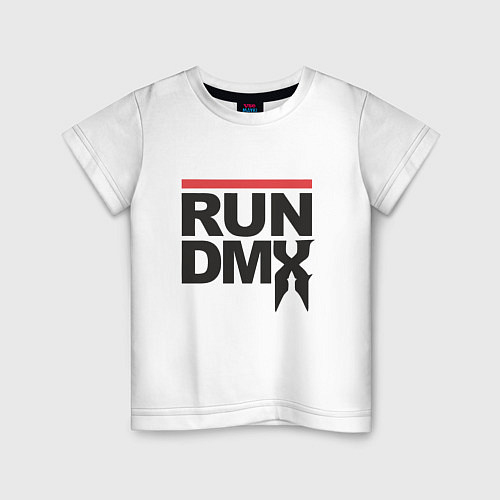 Детская футболка RUN DMX / Белый – фото 1