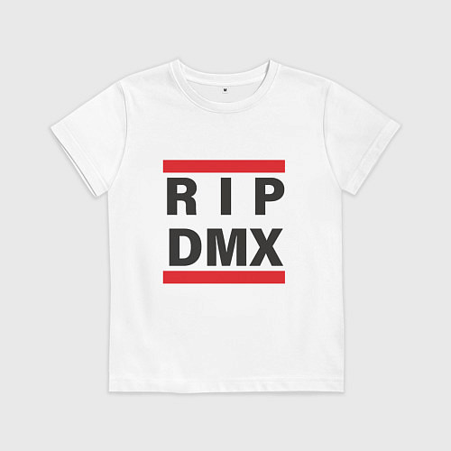 Детская футболка RIP DMX / Белый – фото 1