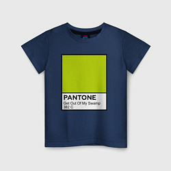 Футболка хлопковая детская Shrek: Pantone Color, цвет: тёмно-синий