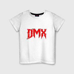 Футболка хлопковая детская DMX Rap, цвет: белый