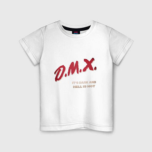 Детская футболка DMX - Dark And Hell / Белый – фото 1