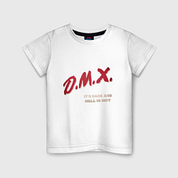 Футболка хлопковая детская DMX - Dark And Hell, цвет: белый