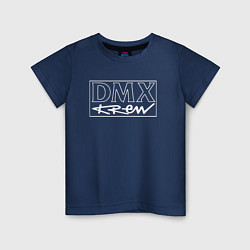 Футболка хлопковая детская DMX Logo Z, цвет: тёмно-синий
