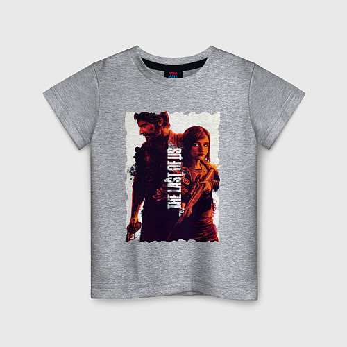 Детская футболка Ellie&Joel / Меланж – фото 1